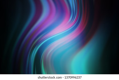 Dark Blue, Green vector glossy abstract layout. Colorful abstract illustration with gradient. The best blurred design for your business.