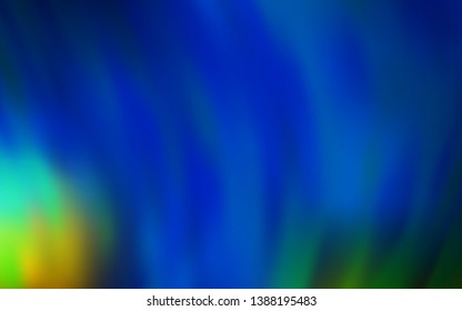 Dark Blue, Green vector glossy abstract layout. Modern abstract illustration with gradient. New style design for your brand book.