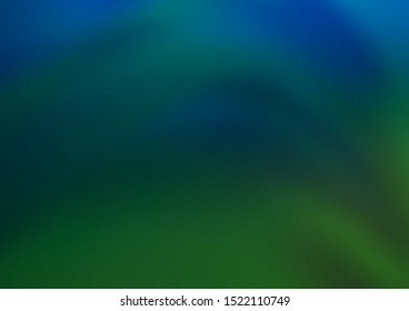 Dark Blue, Green vector glossy abstract template. Shining colorful illustration in a Brand new style. The best blurred design for your business.