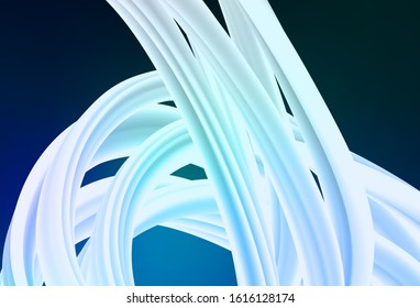 Dark Blue, Green vector glossy abstract layout. Abstract colorful illustration with gradient. New style for your business design.