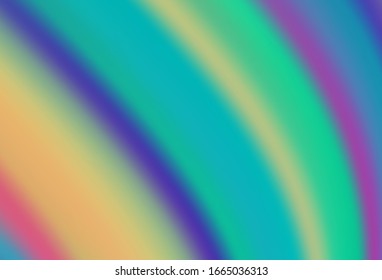 Dark Blue, Green vector glossy abstract backdrop. Colorful abstract illustration with gradient. Elegant background for a brand book.