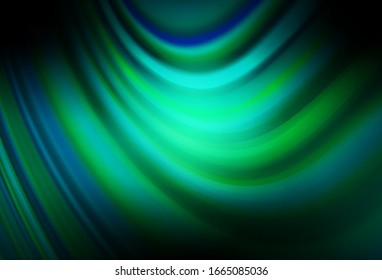 Azul oscuro, Verde vectorial brillante fondo abstracto. Ilustración abstracta de color con degradado. Nuevo diseño de estilo para su libro de marca.