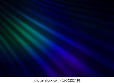 Dark Blue, Green vector glossy abstract layout. New colored illustration in blur style with gradient. New design for your business.