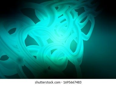 Azul oscuro, Verde vectorial brillante fondo abstracto. Ilustración abstracta colorida con degradado. Diseño completamente nuevo para su negocio.