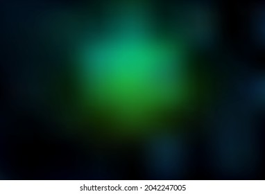 Dark Blue, Green vector glossy abstract background. Modern abstract illustration with gradient. Blurred design for your web site.