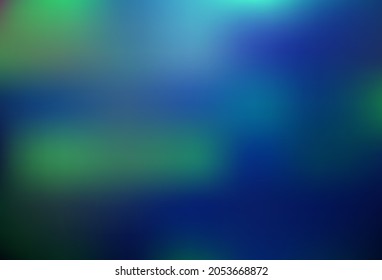 Blue oscuro, Green vector brillante plantilla abstracta. Ilustración abstracta brillante con un diseño elegante. Elegante portada para un libro de marca.