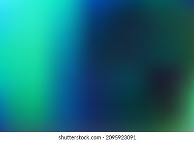 Dark Blue, Green vector glossy abstract template. An elegant bright illustration with gradient. Sample for your creative designs.