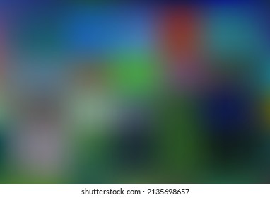 Dark Blue, Green vector glossy bokeh pattern. Modern abstract illustration with gradient. Best blurred design for your business.