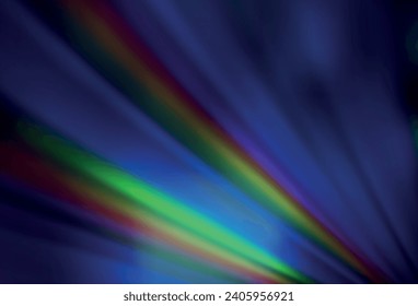 Dark Blue, Green vector glossy abstract layout. Colorful abstract illustration with gradient. Completely new design for your business.