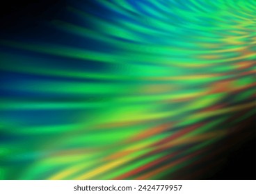 Dark Blue, Green vector glossy abstract background. Colorful abstract illustration with gradient. The blurred design can be used for your web site.