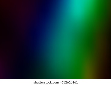 Dark blue, green vector glossy abstract template. Shining colored illustration in a brand-new style. The best blurred design for your business.