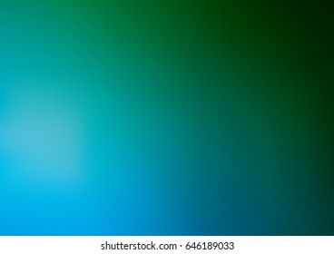 Dark Blue, Green vector glossy abstract background. Modern geometrical abstract illustration with gradient. The best blurred design for your business.