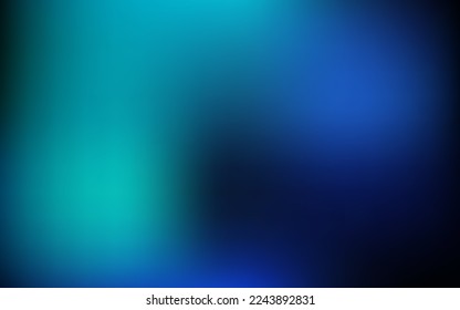Dark blue, green vector gradient blur pattern. Abstract colorful illustration with blur gradient. Sample for your designs.