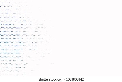 Dark Blue, Green vector illustration which consist of circles. Dotted gradient design for your business. Creative geometric background in halftone style with colored spots.