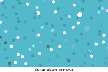 Dark Blue, Green vector illustration which consist of circles. Dotted gradient design for your business. Creative geometric background in halftone style with colored spots.