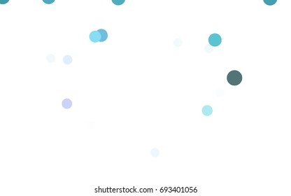 Dark Blue, Green vector illustration which consist of circles. Dotted gradient design for your business. Creative geometric background in halftone style with colored spots.
