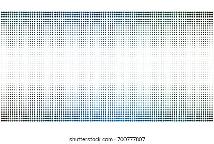 Dark Blue, Green vector illustration which consist of circles. Dotted gradient design for your business. Creative geometric background in halftone style with colored spots.