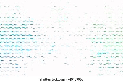 Dark Blue, Green vector illustration which consist of circles. Dotted gradient design for your business. Creative geometric background in halftone style with colored spots.
