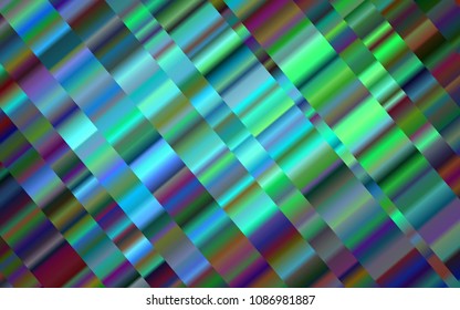 Dark Blue, Green vector layout with flat lines. Modern geometrical abstract illustration with staves. Best design for your ad, poster, banner.