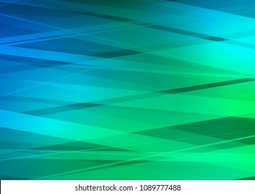 Dark Blue, Green vector layout with flat lines. Blurred decorative design in simple style with lines. The pattern can be used for busines ad, booklets, leaflets