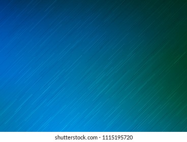 Dark Blue, Green vector layout with flat lines. Lines on blurred abstract background with gradient. The pattern can be used for websites.