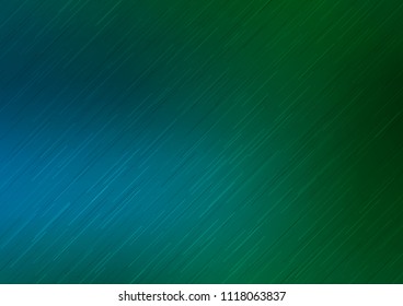 Dark Blue, Green vector layout with flat lines. Shining colored illustration with narrow lines. Best design for your ad, poster, banner.