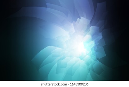 Dark Blue, Green vector layout with hexagonal shapes. Design in abstract style with hexagons. Pattern for ads, leaflets.