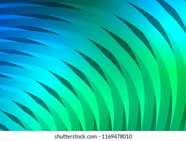 Dark Blue, Green vector layout with flat lines. Blurred decorative design in simple style with lines. The pattern can be used as ads, poster, banner for commercial.