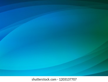 Dark Blue, Green vector layout with flat lines. Blurred decorative design in simple style with lines. The template can be used as a background.