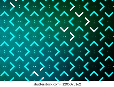Dark Blue, Green vector layout with flat lines. Blurred decorative design in simple style with lines. The template can be used as a background.