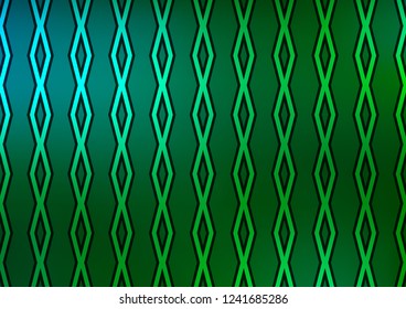 Dark Blue, Green vector layout with lines, rectangle. Modern geometric abstract illustration with lines, squares. Smart design for your business advert.