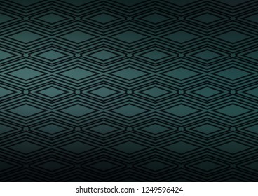Dark Blue, Green vector layout with lines, rectangle. Colorful decorative design in simple style with lines, rhombuses. Pattern for ads, posters, banners.