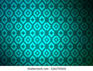 Dark Blue, Green vector layout with lines, rectangles. Modern abstract illustration with colorful rectangles. Modern template for your landing page.