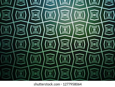 Dark Blue, Green vector layout with flat lines. Modern geometrical abstract illustration with staves. Smart design for your business advert.