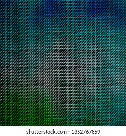 Dark Blue, Green vector layout with lines. Repeated lines on abstract background with gradient. Best design for your posters, banners.