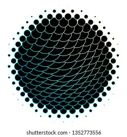 Dark Blue, Green vector layout with circles. Glitter abstract illustration with colorful drops. Pattern for websites, landing pages.