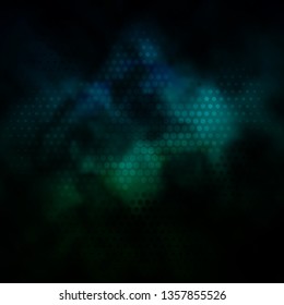 Dark Blue, Green vector layout with circles. Modern abstract illustration with colorful circle shapes. New template for your brand book.