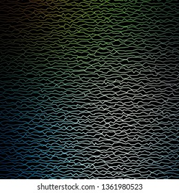 Dark Blue, Green vector layout with circular arc. Gradient illustration in simple style with bows. Best design for your posters, banners.