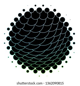 Dark Blue, Green vector layout with circles. Modern abstract illustration with colorful circle shapes. Pattern for business ads.