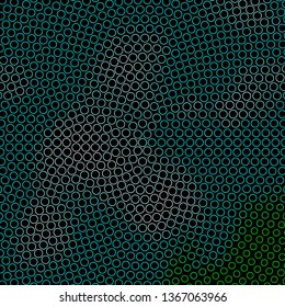 Dark Blue, Green vector layout with circles. Modern abstract illustration with colorful circle shapes. Pattern for websites, landing pages.