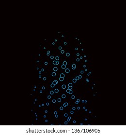 Dark Blue, Green vector layout with circles. Abstract illustration with colorful spots in nature style. Design for posters, banners.