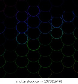Dark Blue, Green vector layout with circles. Abstract decorative design in gradient style with bubbles. Pattern for booklets, leaflets.