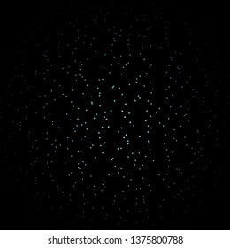 Dark Blue, Green vector layout with bright stars. Shining colorful illustration with small and big stars. Pattern for new year ad, booklets.