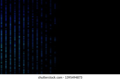 Dark Blue, Green vector layout with flat lines. Lines on blurred abstract background with gradient. Pattern for business booklets, leaflets.