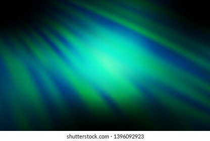 Dark Blue, Green vector layout with flat lines. Modern geometrical abstract illustration with Lines. Template for your beautiful backgrounds.