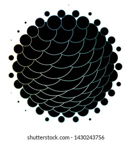 Dark Blue, Green vector layout with circles. Abstract illustration with colorful spots in nature style. Pattern for business ads.