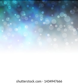 Dark Blue, Green vector layout with circles. Abstract colorful disks on simple gradient background. Pattern for websites, landing pages.