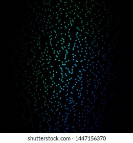 Dark Blue, Green vector layout with bright stars. Decorative illustration with stars on abstract template. Best design for your ad, poster, banner.
