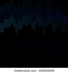 Dark Blue, Green vector layout with wry lines. Colorful illustration, which consists of curves. Best design for your posters, banners.