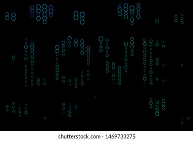 Dark Blue, Green vector layout with hexagonal shapes. Colorful hexagons on abstract backdrop. Pattern for texture of wallpapers.